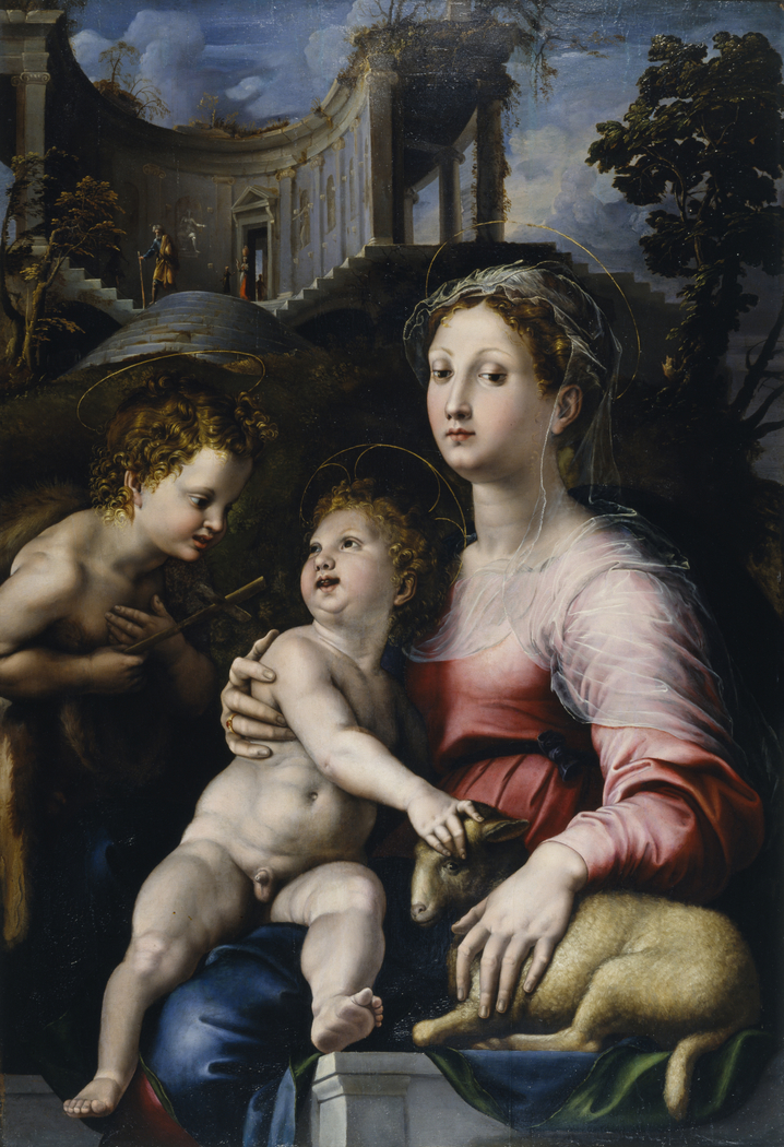 The Madonna and Child with Saint John the Baptist