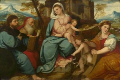 The Madonna and Child with Saints by Bonifazio Veronese