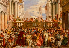 The Marriage at Cana (after Veronese) by Thomas Duncan