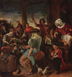 The Merry Family with Cats by Jan Steen