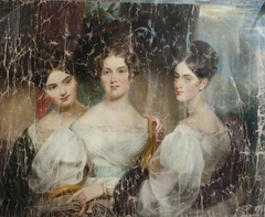 The Misses Macdonald: Caroline Sophia Macdonald, the Hon. Mrs Charles Cust (d. 1887), Emma Hamilla Macdonald, Mrs Wodehouse (d. 1852) and Louisa Emily Macdonald, Mrs FitzRoy (d. 1897) by Anonymous