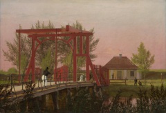 The Northern Drawbridge to the Citadel in Copenhagen by Christen Købke