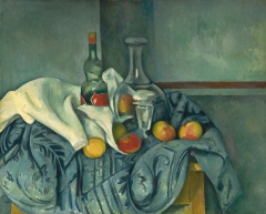 The Peppermint Bottle by Paul Cézanne