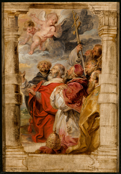 The Princes of the Church Adoring the Eucharist by Peter Paul Rubens
