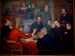 The Reading by Emile Verhaeren by Théo van Rysselberghe