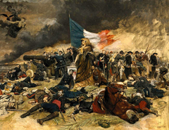 The siege of Paris by Jean-Louis-Ernest Meissonier