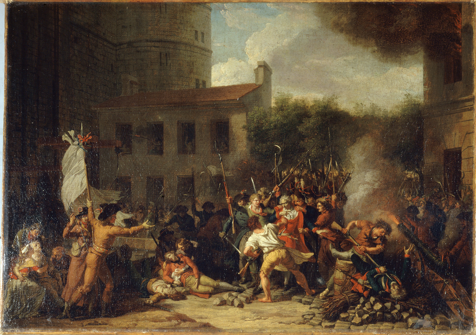 The Storming of the Bastille on 14 July 1789 by Charles Th venin