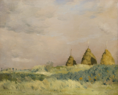 The three stacks by Jean-Charles Cazin