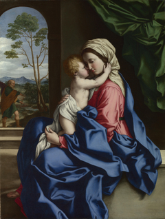 The Virgin and Child Embracing by Giovanni Battista Salvi da Sassoferrato