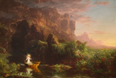 The Voyage of Life: Childhood by Thomas Cole