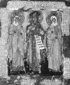 Three Female Saints by Anonymous