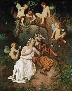 Titania in the Grip of her Fantastic Delusion by Carl Rudolf Huber