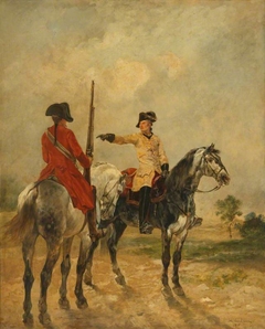 Two Cavalry Officers by John Lewis Brown