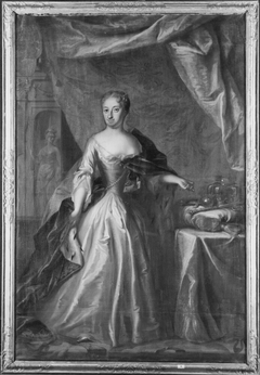 Ulrika Eleonora d.y. (1688-1741), drottning av Sverige, gift med Fredrik I av Sverige by Georg Engelhard Schröder