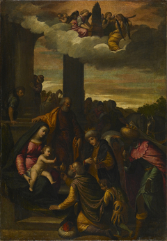 The Adoration of the Magi by Scarsellino
