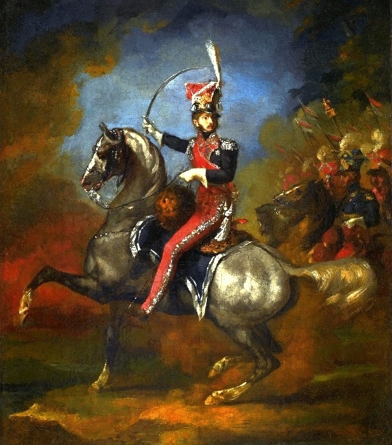 Equestrian portrait of Wincenty Krasiński