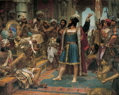 Vasco da Gama before the Samorim of Calicut