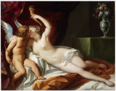Venus and Cupid by Andrea Procaccini