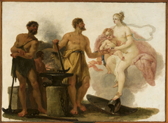 Venus in the forge of Vulcan by Heinrich Füger