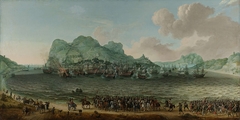 Victory over the Spanish near Gibraltar by a Fleet Commanded by Admiral Jacob van Heemskerck, 25 April 1607 by Adam Willaerts