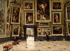 View of the Salon Carré by Alexandre Brun