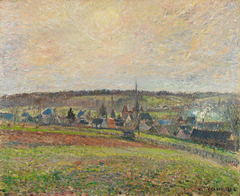 View of the Village of Éragny by Camille Pissarro