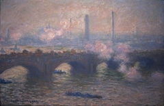 Waterloo Bridge, Gray Day by Claude Monet