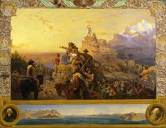 Westward the Course of Empire Takes Its Way (mural study, U.S. Capitol)