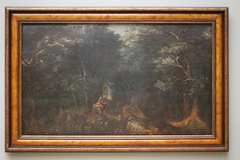 Woodland with Saint Jerome by Gillis van Coninxloo