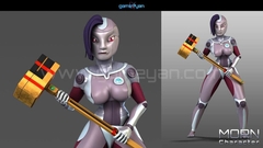 3D Morn Cartoon Character Modeling by Gameyan 3D Animation Studio - Canada