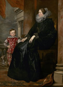 A Genoese Noblewoman and Her Son by Anthony van Dyck