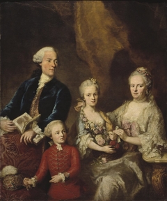 A Group Portrait by Georg Desmarées