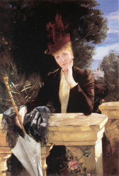 A Portrait of Marie Clotilde de Faret by Henri Gervex