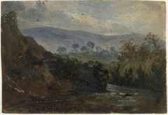 A Stream near Mountains by William Howis senior