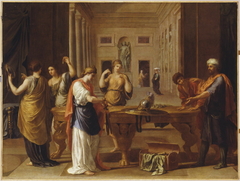 Achille à Scyros reconnu par Ulysse by Charles Alphonse du Fresnoy