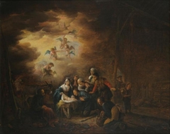 Adoration of the Shepherds by Jacob Willemsz de Wet