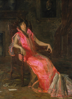 An Actress (Portrait of Suzanne Santje) by Thomas Eakins