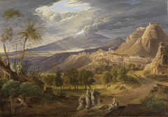 Ansicht von Taormina mit Aetna by Karl Ludwig Frommel