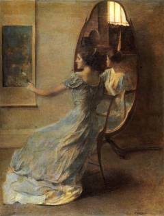 Before the Mirror by Thomas Wilmer Dewing