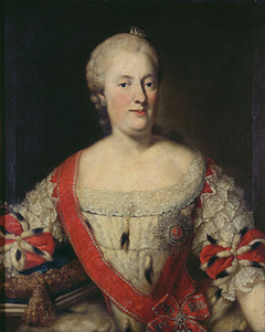 Bildnis der Maria Anna, Gemahlin des Kurfürsten Max III. Joseph von Bayern (Werkstatt) by Georg Desmarées