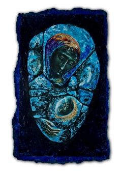 Blue Madonna by Michael Felix Francis Gilfedder