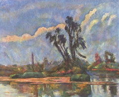 Bords de l'Oise by Paul Cézanne