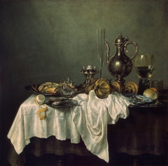 Breakfast with a Crab by Willem Claesz Heda