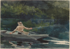 Casting, Number Two by Winslow Homer
