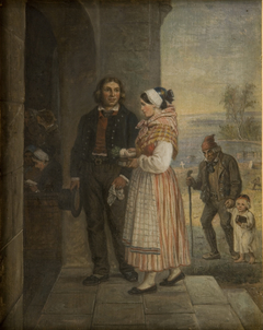 Churchgoers by Robert Wilhelm Ekman