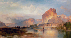 Cliffs of Green River by Thomas Moran