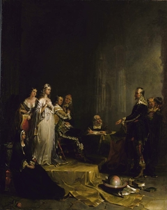 Columbus before the Queen by Peter F Rothermel