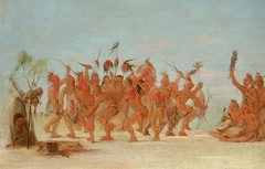Dance to the Medicine Bag of the Brave by George Catlin