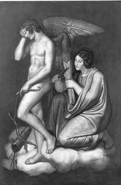 Das Märchen von Amor und Psyche: Amor und Temperantia by Wilhelm von Kaulbach