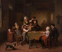 De kaartspelers by Basile de Loose